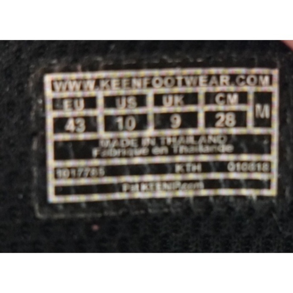 Keen Targhee III Waterproof Dry Low Hiking Walking Trail Shoes Mens Size 10 - Picture 9 of 9